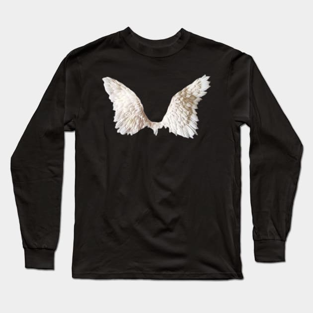 Light Academia Angel Wings Long Sleeve T-Shirt by heyvisuals